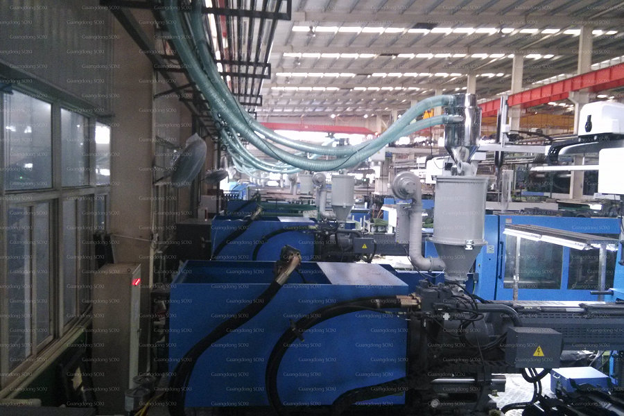 In Central Loading System Plastic Machine Price